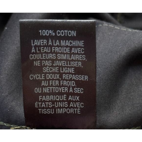 Nili Lotan Yannic Cotton-Twill Cargo Pants Olive Green Size 6 NWOT - Picture 11 of 11